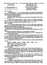 Kỳ thi chọn học sinh giỏi tỉnh lớp 10 THPT năm học 2015 - 2016 môn thi Hóa Học
